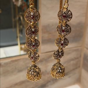 Bollywood style earrings